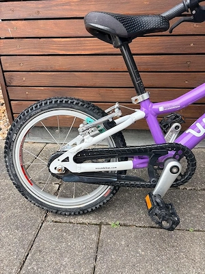 Woom 2 Kinderfahrrad 14 Zoll Lila Bild 4