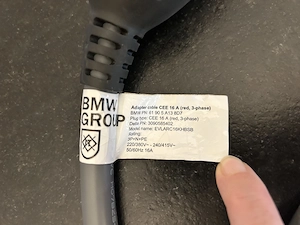 Adapter Kabel (BMW) für Starkstrom bei Ladegeräten Bild 2