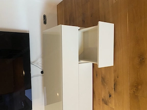 Modernes TV-Lowboard   Sideboard in Weiß Matt Bild 6