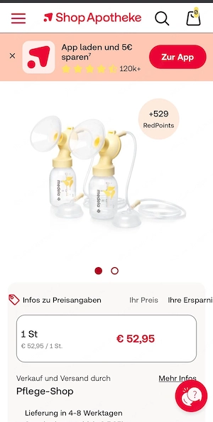 Medela Doppelpumpset - neu  unbenutzt Bild 4