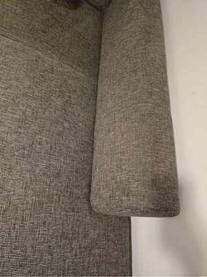 Graue Eckcouch   Wohnlandschaft   gebraucht Bild 4