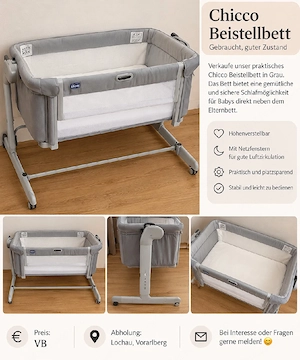 Chicco Beistellbett   gebraucht, guter Zustand