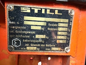 Stapler Gabelstapler Elektro Still Bild 5