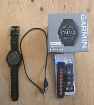Garnin Fenix 7x Saphir Solar Bild 2