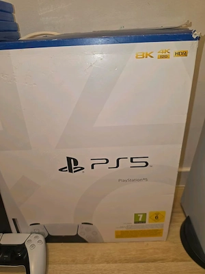 PS5 mit Laufwerk + 4 Spiele + Controller + OVP   in sehr gutem Zustand Bild 5
