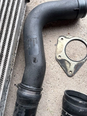 VW Corrado Golf LLK G60 großer Ladeluftkühler kompl. Bogen 180 Bild 4