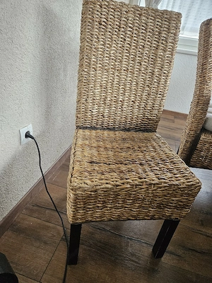 Rattanstühle 6 Stück Bild 2