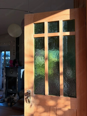 Antike Kredenz Landhausstil - abgelaugt - Stilmöbel Bild 5