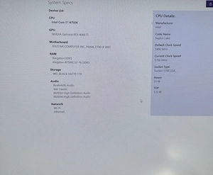 Limitierter High End Gaming PC I714700k RTX 4060TI 16Gb Wasserkühlung Bild 8