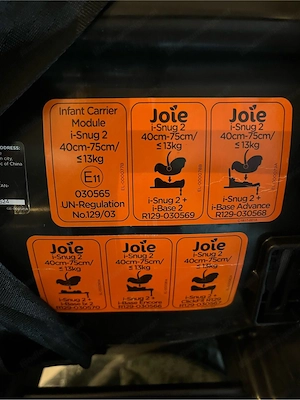 Babyschale Joie i-snug 2 m. Isofix Bild 2