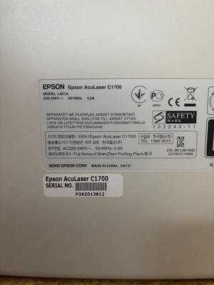 Farblaser Drucker Epson Aculaser 1700 Bild 3