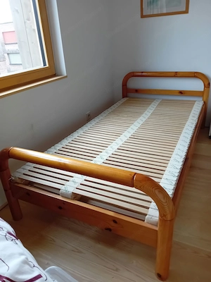 Einzelbett Vollholz Bild 3