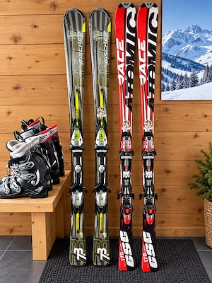 Fischer AMC 7.3 Ski-Set mit Salomon Skischuhen und Skistöcken   150   Bild 2
