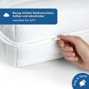 Kinder-Hausbett 140x200 weiß + Kindermatratze, zu verschenken Bild 5
