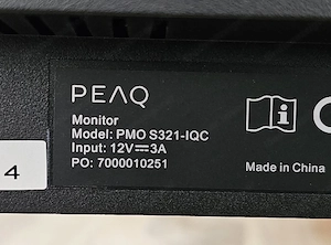 32" Monitor   Bildschirm PEAQ Bild 3