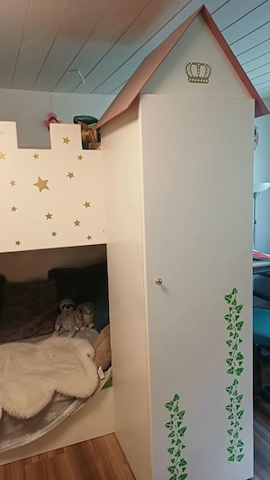 Eigenbau Hochbett - Prinzessin Bild 2