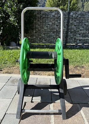  Gartenschlauchwagen mit Rädern und Handkurbel   gebraucht Bild 3