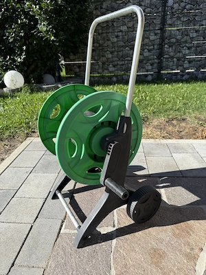  Gartenschlauchwagen mit Rädern und Handkurbel   gebraucht Bild 2