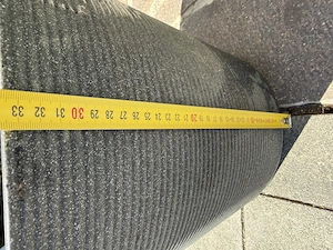 2 große Pflanzkübel in Anthrazit   geriffelte Optik Bild 3