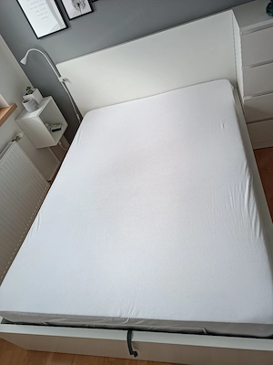 MALM Bett mit Aufbewahrung und PAX-Eckschrank inkl. offenem Regal Bild 5