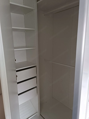 MALM Bett mit Aufbewahrung und PAX-Eckschrank inkl. offenem Regal Bild 7