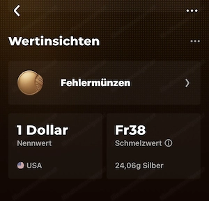 Silber münze  USA 1Doller   Bild 2