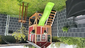 Spielhaus mit Sandkasten Bild 2