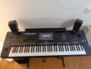 Yamaha Genos 2 mit GNSMS01 Speaker System und Case - absoluter Topzustand Bild 2