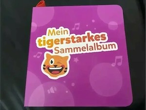 Tigercards und Sammelalbum
