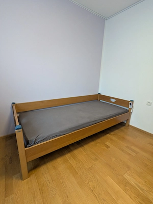 Einzelbett maßiv Buche 90x200 Bild 2