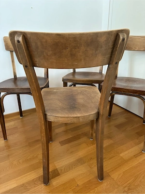 Vintage Holz Stühle Bild 2