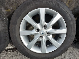 Original Renault Clio Alufelgen mit Continental Winterreifen 185 65 R15 88T Bild 3
