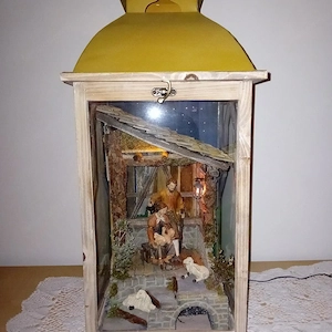 Krippe - Laternenkrippe - Weihnachtskrippe Bild 3
