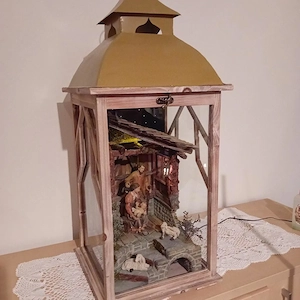 Krippe - Laternenkrippe - Weihnachtskrippe Bild 2