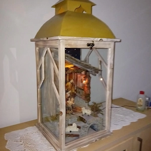 Krippe - Laternenkrippe - Weihnachtskrippe Bild 4
