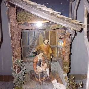 Krippe - Laternenkrippe - Weihnachtskrippe Bild 5