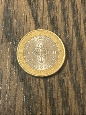 1 Euro Umlaufmünze Portugal 2017
