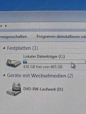 verkaufe ein hp Pc i7 12 gb ram und 500 gb hd  Bild 3