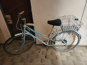 Puch Fahrrad in blau mit Korb