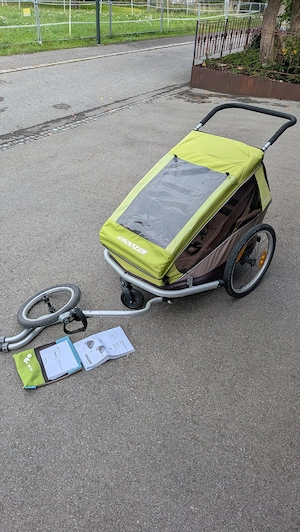 Croozer Kinderanhänger mit Babysitz Bild 4