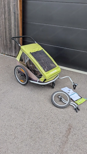 Croozer Kinderanhänger mit Babysitz Bild 5
