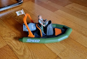 Schleich Wild Life Schlauchboot 