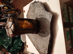 Grablaterne aus Bronze