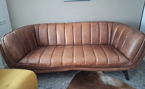 Ledersofa im Arizona Vintage Style Bild 2