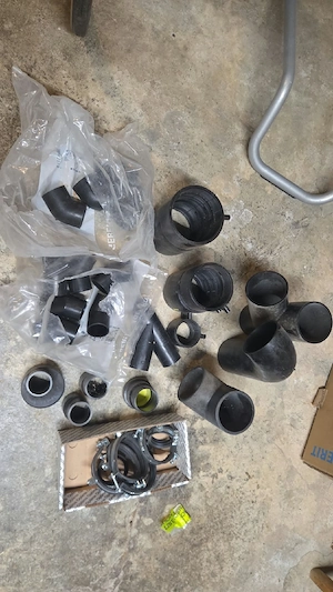 Abwasserrohre Geberit 90mm und 110mm Silent Pro + Formteile Bild 2
