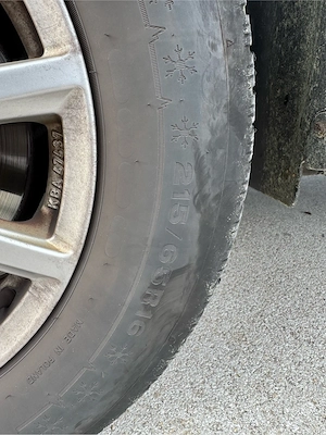 16 Zoll VW Tiguan Alufelgen Winterreifen Bild 4