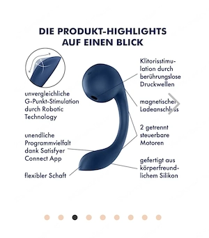 Satisfyer Pro+ Wave 4   App-Steuerung   Blau Bild 3