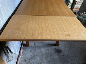 Holztisch 120 x 80 cm plus 2  Mal 40 cm Verlängerung  Bild 2