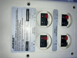  BOSE Acoustimas 5 2 Soundsystem passiv mit 1 Bass und 2 Doppelsatelliten Lautsprecher.weiss Bild 5