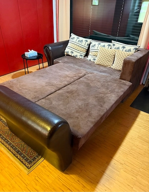 Gebrauchte Couch in L-Form zu verkaufen Bild 3